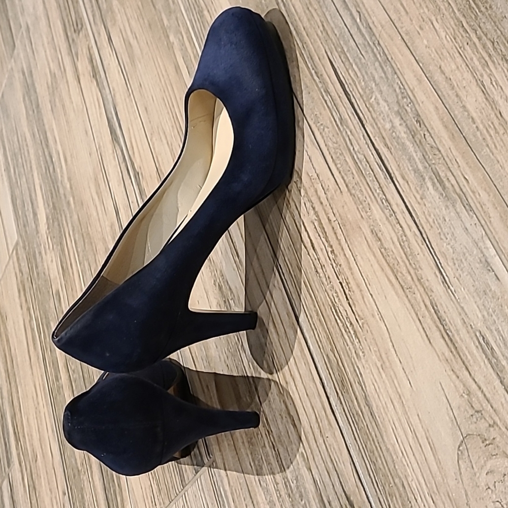 Nine West Dark Blue Classic Heels